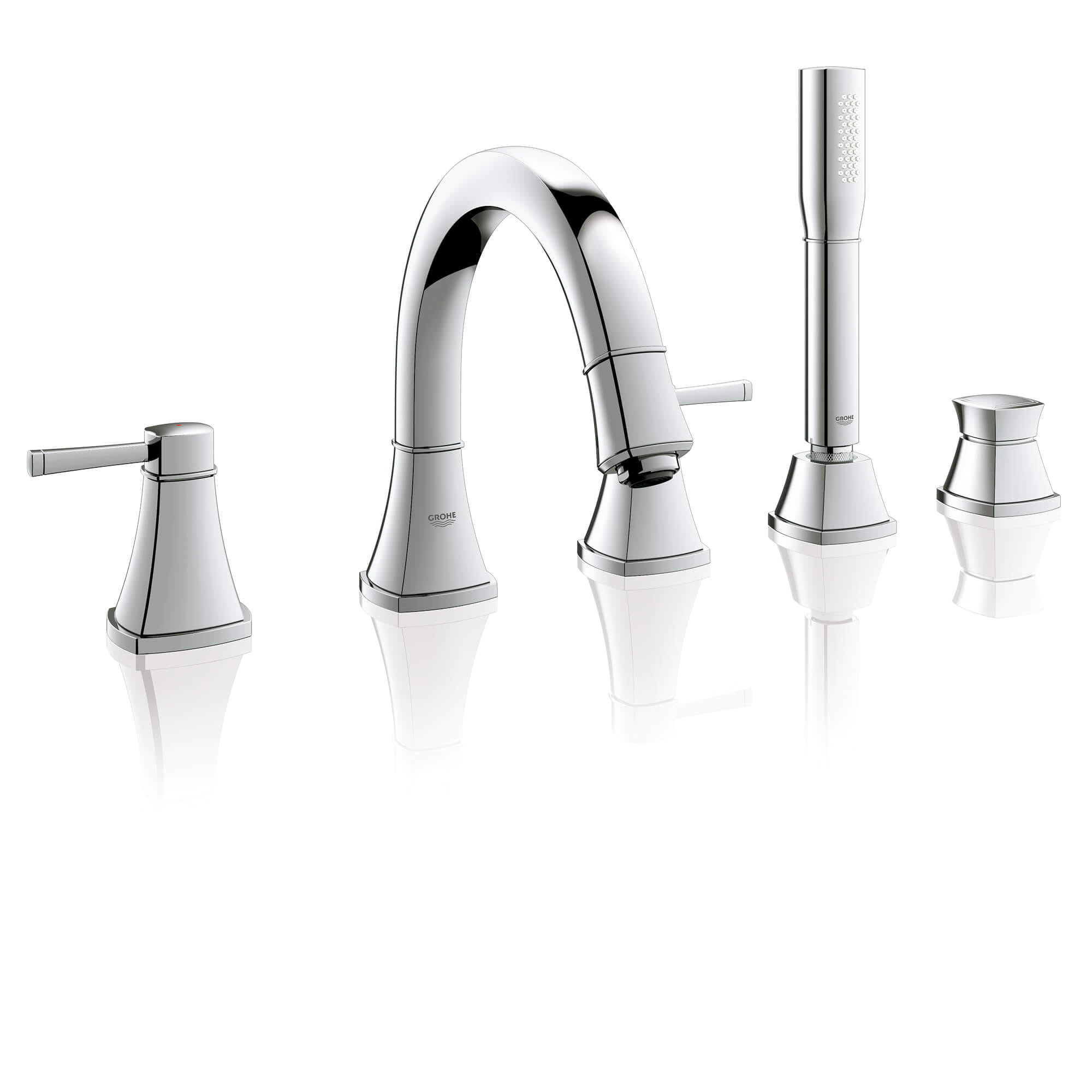 GrohFlex® Roman Tub Filler With Personal Hand Shower